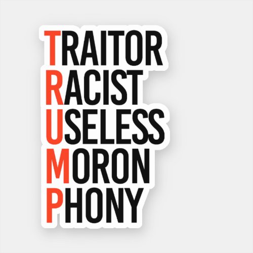Anti_Trump Sticker