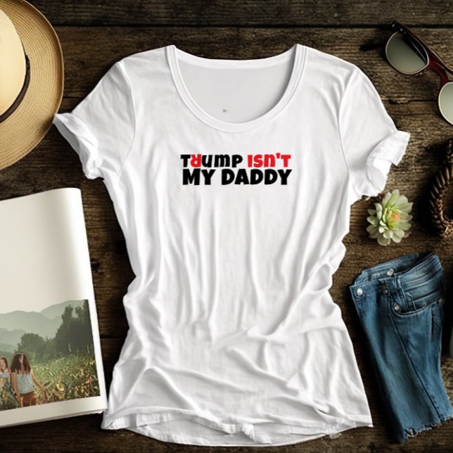 Anti Trump student protest slogan red elegant T-Shirt (Creator Uploaded)