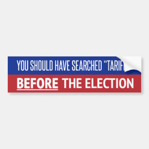 Anti-Trump Tariffs FAFO Bumper Sticker