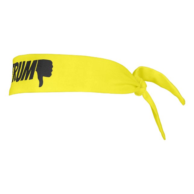 Anti-Trump / Thumbs down, Tie Headband (Rotate 90)