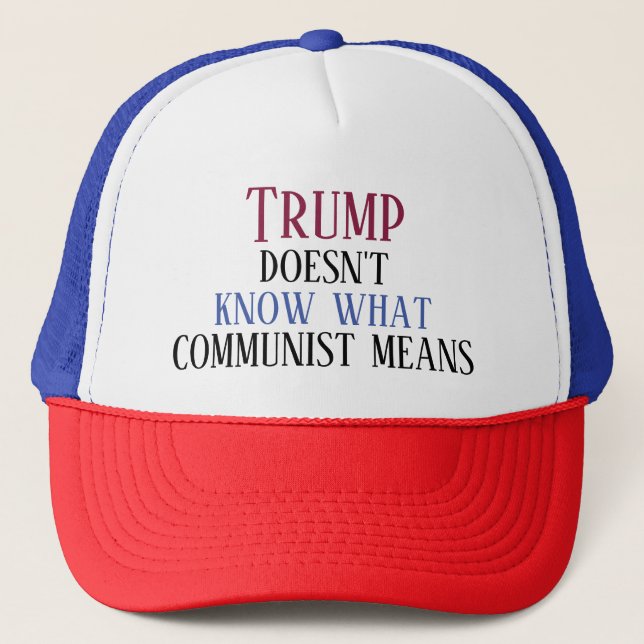 Anti-Trump Trucker Hat (Front)