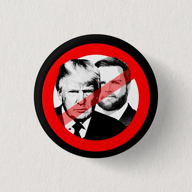 Anti Trump Vance Button (Front)