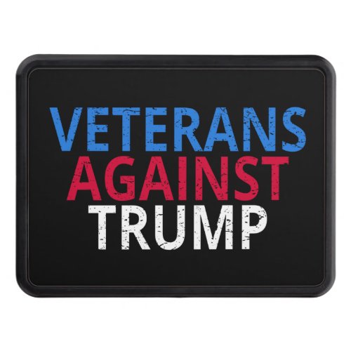 Anti_Trump _ Veterans Against Trump Hitch Cover