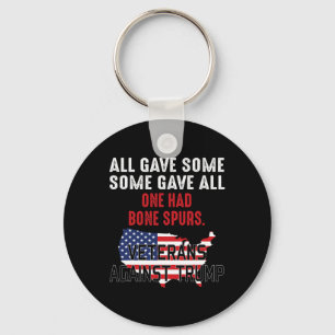 Anti Trump Veterans Against Trump Keychain