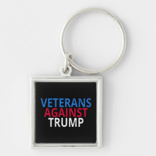 Anti-Trump - Veterans Against Trump Keychain