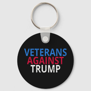Anti-Trump - Veterans Against Trump Keychain
