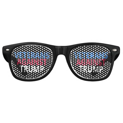 Anti_Trump _ Veterans Against Trump Retro Sunglasses