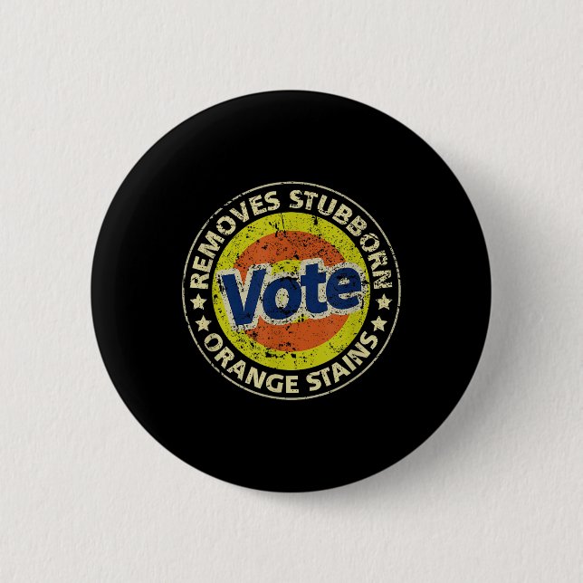 Anti-trump Vote Detergent Funny Gifts  Button (Front)