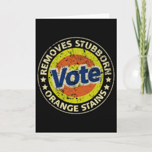 Anti-trump Vote Detergent Funny Gifts  Card
