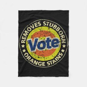 Anti-trump Vote Detergent Funny Gifts Fleece Blanket