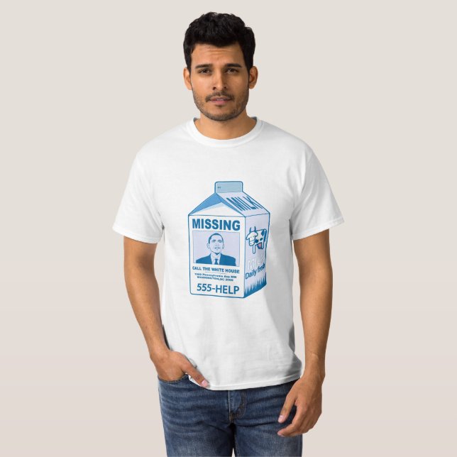Anti trump : We miss Obama T-Shirt (Front Full)