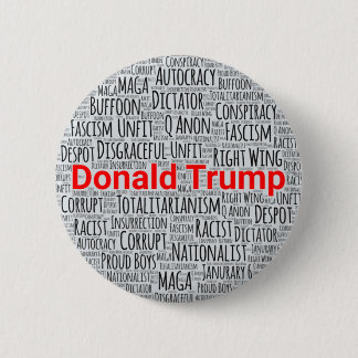 Anti-Trump Word Cloud Button