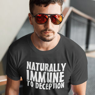 ANTI VACCINE "IMMUNE TO DECEPTION" T-SHIRTS