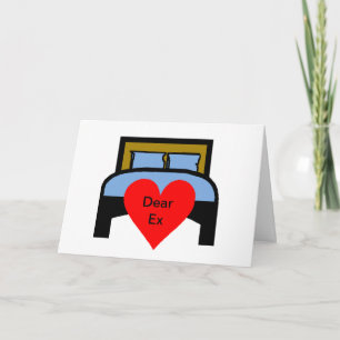 Anti-Valentine  For the Ex   Customize It! Holiday Card