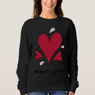 Anti Valentine Hearts Go Loco Sweatshirt