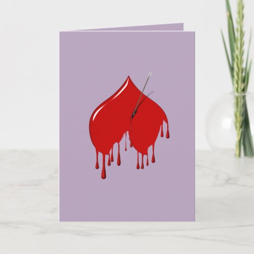Anti_Valentine Shot in the Heart card