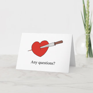 Anti Valentines Card