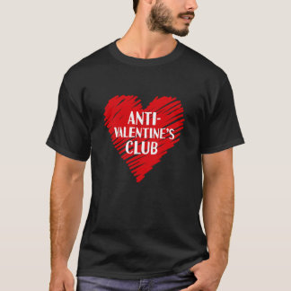 Anti Valentine's Club Single Awareness Day 2023 V T-Shirt