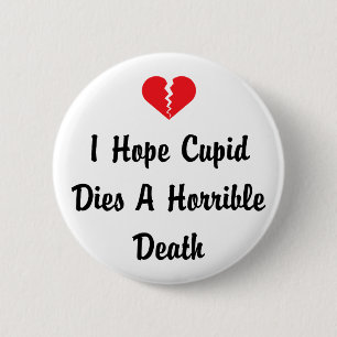 Anti Valentine's Day Button