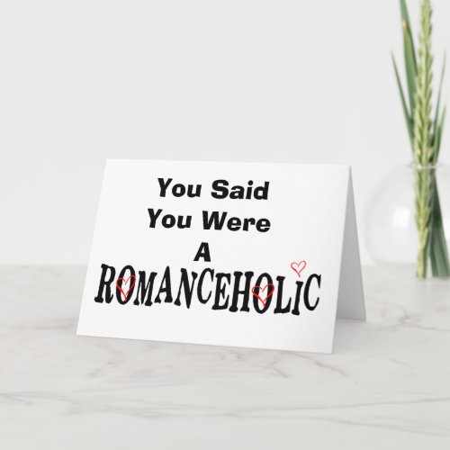 Anti_Valentines Day Card  Romanceholic