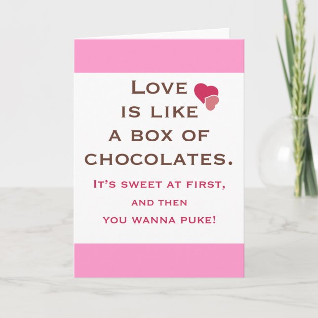 Anti-Valentine's Day Cards (Front)