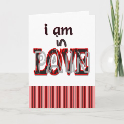 Anti_Valentines Day In Love Pain Card