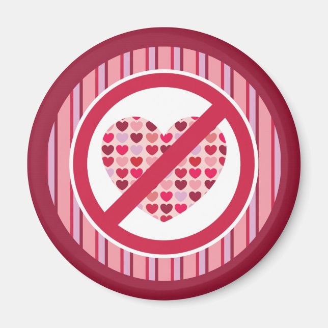 Anti Valentine's Day Magnet (Front)