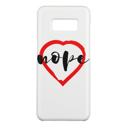 Anti Valentine's Day Nope Heart Case-Mate Samsung Galaxy S8 Case