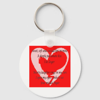 Anti-Valentine's Day Poem Keychain