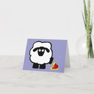 Anti Valentines Day Sheep Card