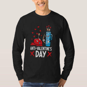 Anti Valentine's Day Valentines Day Arrows Single  T-Shirt