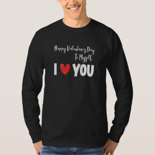 Anti Valentine's Day Valentines Heart Lonely Day S T-Shirt