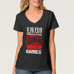 Anti Valentines Day Video Games Gamer Boys  Men T-Shirt