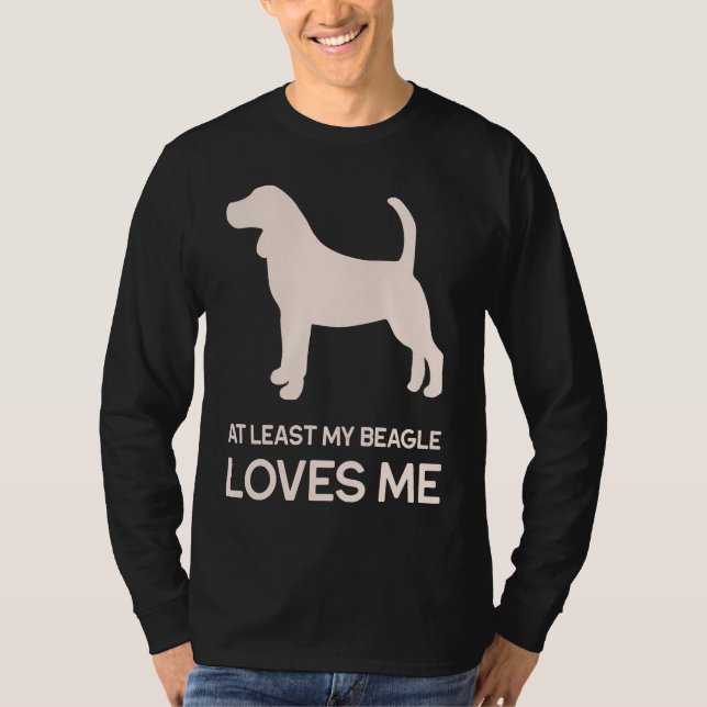 Anti Valentines For Single Beagle Dog T-Shirt (Front)