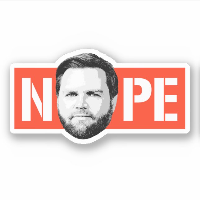 Anti Vance - NOPE Sticker (Front)