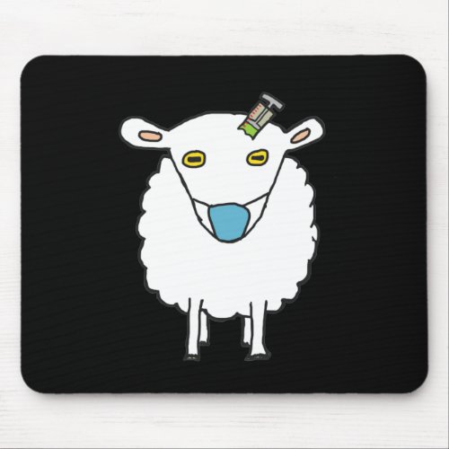 Anti Vax Sheep Vaccination Mouse Pad