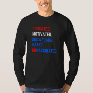 Anti Vax Vaccine Anti Socialism Socialist Freedom T-Shirt
