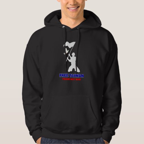 Anti War Peace For Taiwan Peace Dove Soldier Hoodie