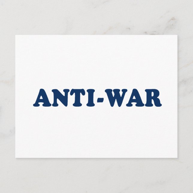 Anti-War Postcard (Front)