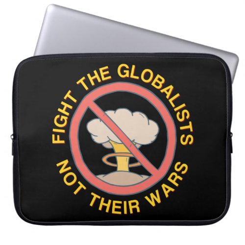 Anti War Stop the Sanctions Great Reset Laptop Sleeve