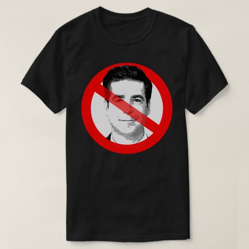 Anti Watters Crossed Out Face T_Shirt