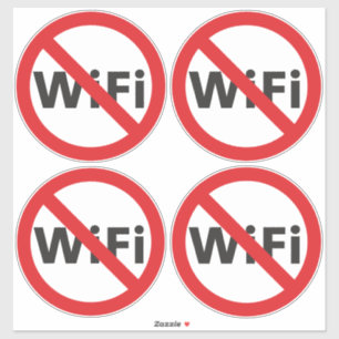 Anti-Wi-Fi vinyl sticker