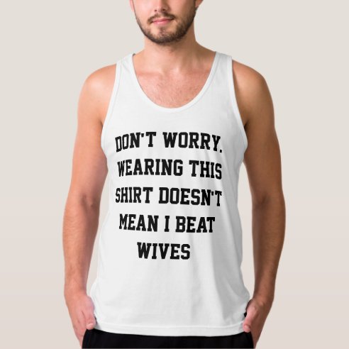 Men's Wife Beater Tank Tops Zazzle