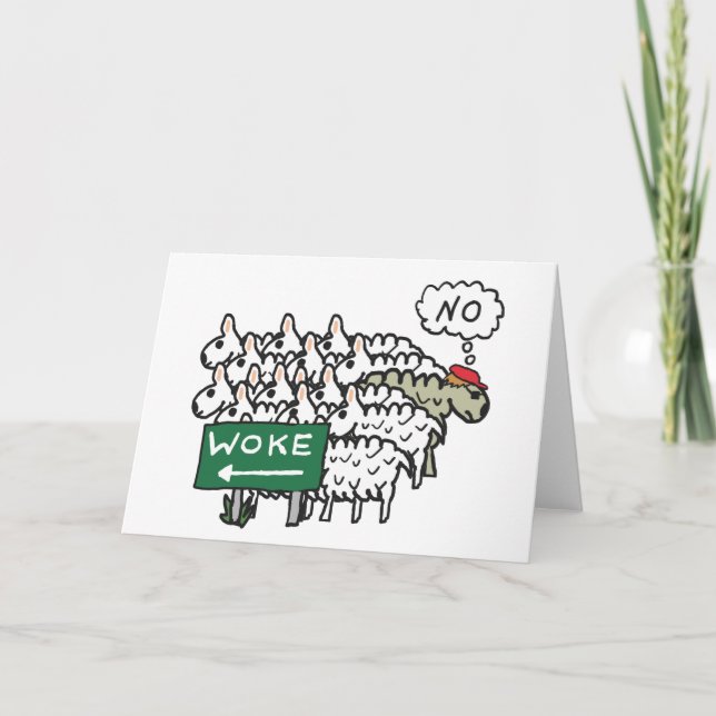 Anti Woke Card (Front)