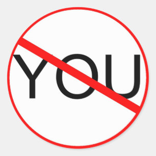 Anti You Sticker