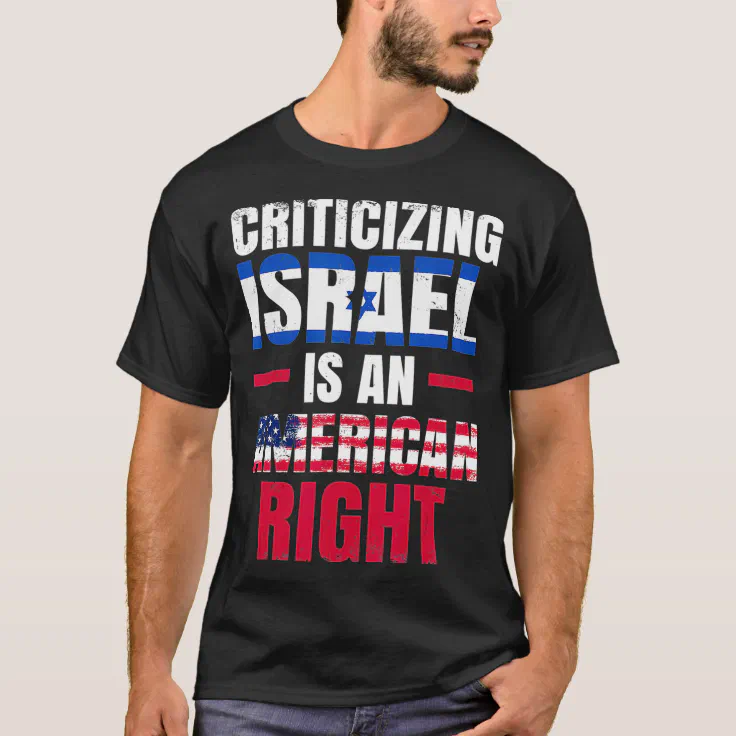 Baffle diepvries Laag Anti Zionist Shirt - Criticizing Israel | Zazzle
