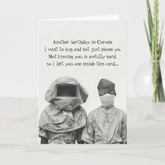Antibacterial Birthday Card (Front)