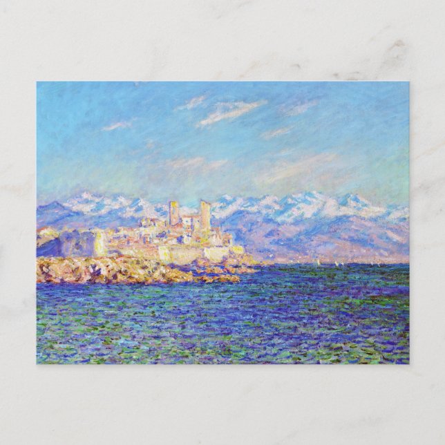Antibes, Afternoon Effect, 1888 Claude Monet cool, Postcard (Front)