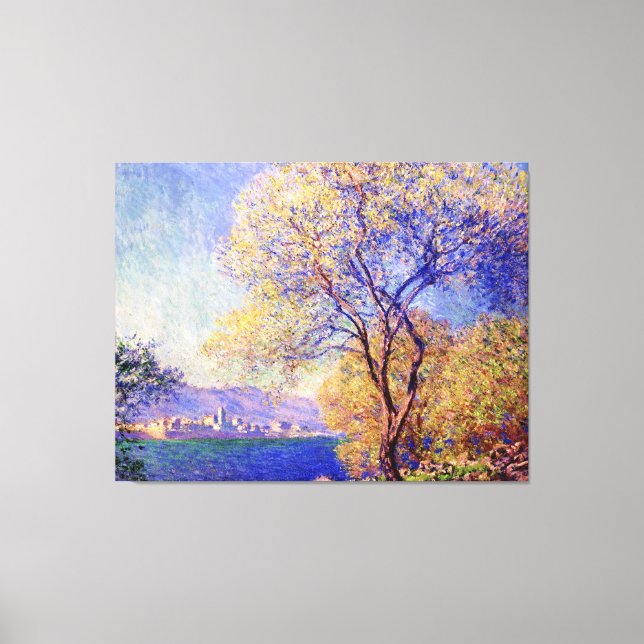 Antibes, by Claude Monet Canvas Print (Front)