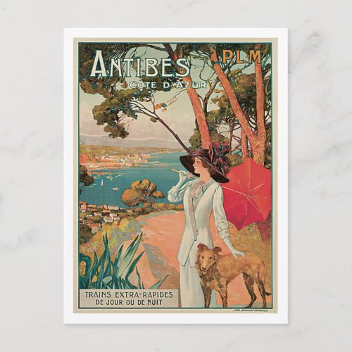 Antibes Cte dAzur France Vintage Postcard